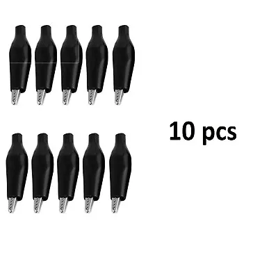 10PCS Metal Alligator Clips Crocodile Electrical Battery Clamp Jumper Wire Meter • $2.70