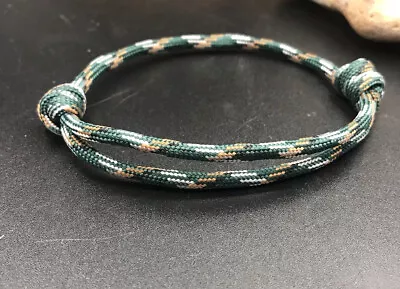 ADJUSTABLE Paracord Friendship Bracelet Handmade In U.K. • £4.25