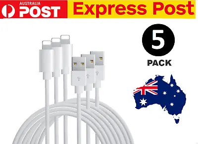 $8.99 • Buy 5X Fast USB Cable Charger Charging Cord For Apple IPhone 7 8 X 11 12 13 Pro IPad