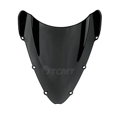 Black Dual Bubble Windshield Windscreen Fit For Honda CBR600 F4i 2001-2008 2007 • $24.80