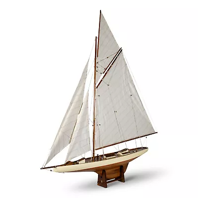 $380 • Buy Columbia 1901 America's Cup J Class Yacht Model 45  Wooden Sailboat Built Boat