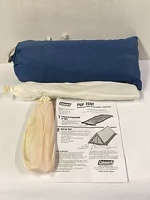 Authentic Coleman Backpacking Pup Tent For Kids 6' X 4' 6  Sleeps 2 AO4039663 • $15.95