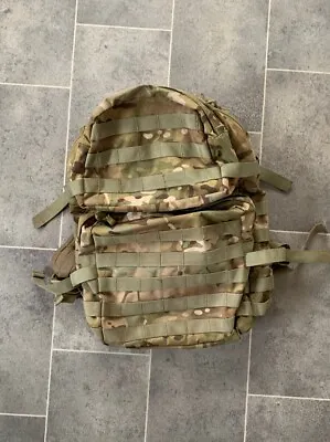 British Military Issue PLCE MTP Camouflage 90 Litre Short Back Bergen Rucksack • £76