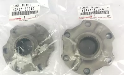 Toyota 2pcs Fr Axle Outer Shaft Flanges 43421-60040 Land Cruiser Fzj80 Genuine • $129.26