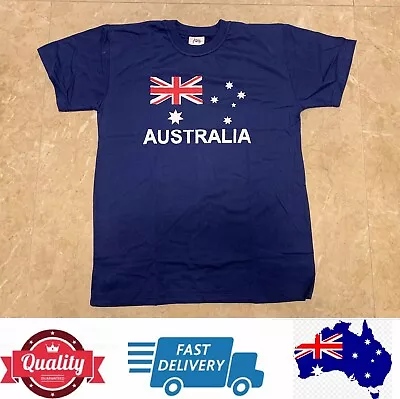 Australian Souvenir T Shirt Australia Flag100% Cotton AU Stock • $12.50