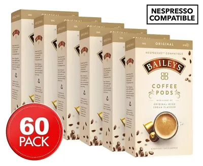 Baileys Original Nespresso Compatible Coffee Pods- Irish Cream 10x6=60 Pods • $44.76
