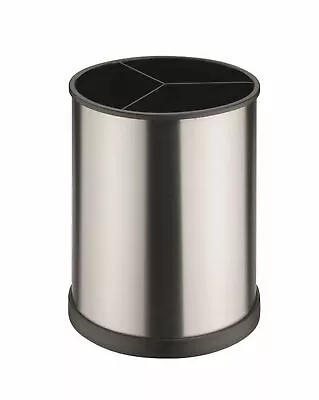 $30.35 • Buy NEW AVANTI ROTATING UTENSIL HOLDER Round Storage Caddy SS STAINLESS STEEL