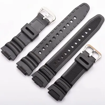 18mm Rubber Watch Strap For Casio AQ-S810W W-800H AE-1000W W-215 Silicone Band • $8.13