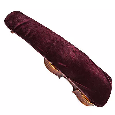 Acoustic Electric Violin Cover Cloth Blanket Burgundy Color For 4/4 Violin Case • $7.99