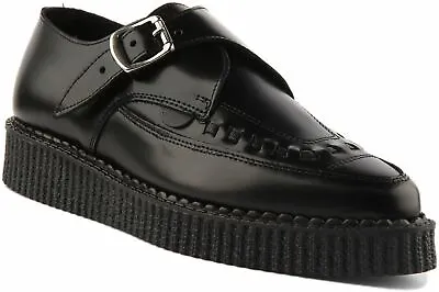 £159.99 • Buy Underground Apollo Unisex Leather Creeper Shoes In Black Size UK 3 - 12