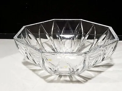 Signed Miller Rogaska ALLORA Crystal Centerpiece Fruit 9  Bowl • $33.55