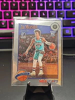 2019-20 Hoops Premium Stock Ja Morant Tribute RC Rookie #297 Grizzlies • $0.99