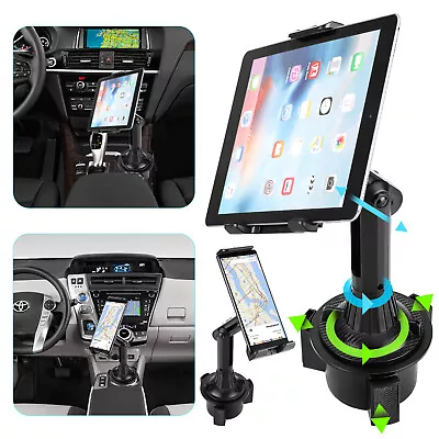 Universal Smart Phone Tablet Car Mount Holder Cup Stand Extendable Neck Cradle • $13.98