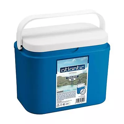 1x Blue 10L Cool Box Small Portable Insulated Camping Travel Picnic Food Cooler • £14
