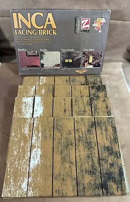 Z-Brick Inca New In Box Old Chicago Veneer Facing Dark  Dirty Look  Vintage • $29.99