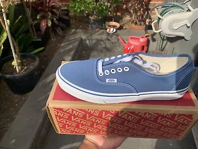 Vans Shoes Authentic Navy/white Skateboard Mens Womens Free Post Aus Seller Us11 • $25