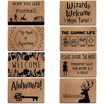 Doormat Gift Gaming Mat Wizard Gifts Welcome Coir Door Mat Deer New Home Gift • £16.99