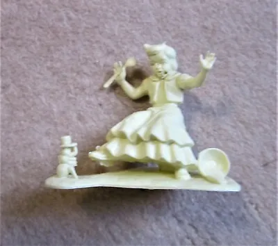 Vintage Marx Miss Muffet And Spider Fairy Nursery Rhymes White Plastic Figures • $11.95