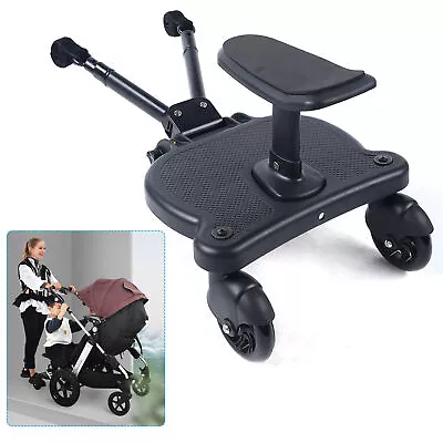 Universal 2 In 1 Stroller Ride Board W/ Detachable Seat Stroller Glider Board  • $32.30