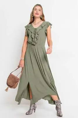 Urban - Womens Dress -  Ruffle Maxi Dress • $16.46