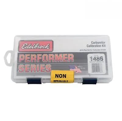 $100.32 • Buy Edelbrock 1486 Performer Series Carburetor Calibration Kit