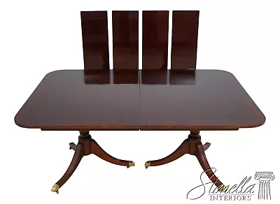 L61397EC: KINDEL Duncan Phyfe Mahogany Dining Room Table • $3495