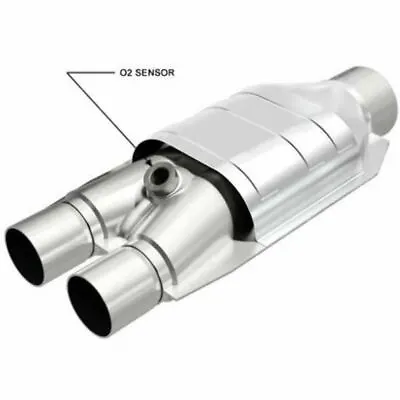 Magnaflow Universal Catalytic Converter 2 In (dual)/2.5 Out12  Body16 Overall • $129