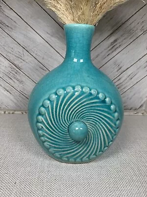 Vintage Abstract Art Modernist Ceramic Pottery Vase • $26.90