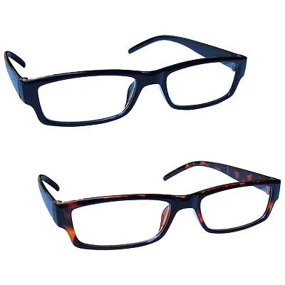 £5.50 • Buy Value 2 Packs Reading Glasses Mens Womens Lightweight UV Reader UVR2PK32