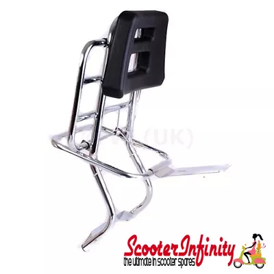 Carrier/Rack Rear FACO 2in1 (Chrome) (Vespa P PX T5 Classic) • £131.95