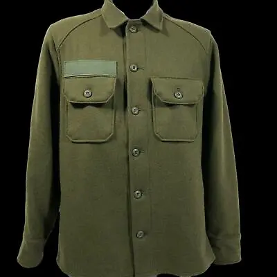 U.s Military Wool Shirt Army Cold Weather Size X-small New 1977 Vintage • $34.95
