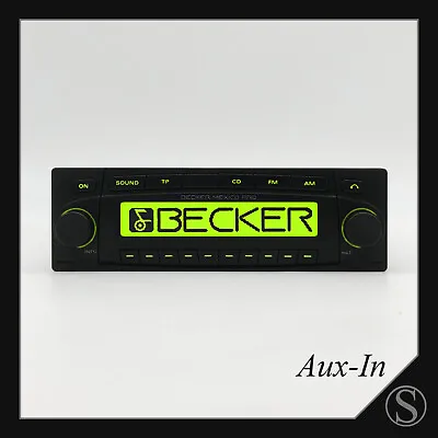 Becker Mexico Pro Mp3 BE7938 Radio For Aux-In Ferrari 360 456 575 612 Maserati • $1433.32