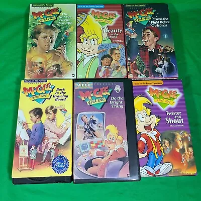 Focus On The Family McGee And Me VHS Lot Of 7 Tested And Sanitized • $17.99