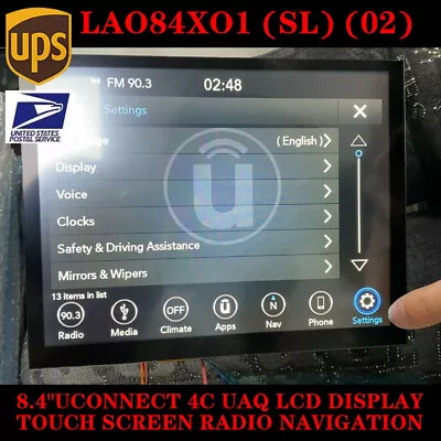 17-20 Replacement 8.4  Uconnect LCD Touch Screen 4C UAQ Radio Navigation Display • $169.99