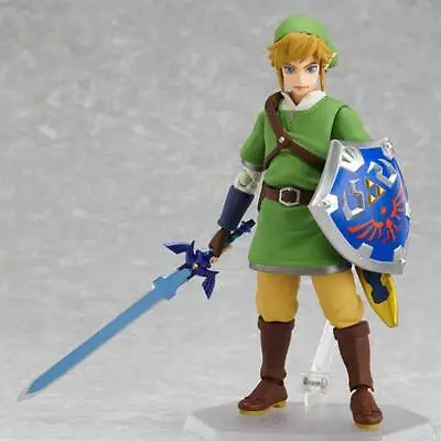 The Legend Of Zelda Skyward Sword Link Action Figure Figma 153 Toy Xmas Gift AU • $27.39