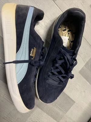 £54.95 • Buy PUMA Dallas Madrid UK8 Peacoat Blue Heaven OG VTG 80s States Clyde Suede