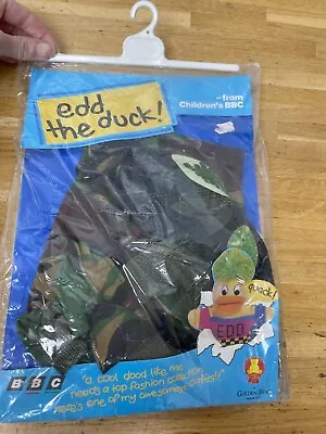Vintage 1980s Edd The Duck Plush Toy Combat Army Outfit BNIB • £35
