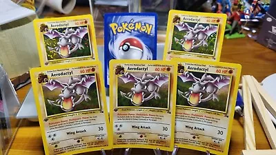 Pokemon TCG - Prerelease 1st Edition - Aerodactyl 1/62 Fossil Pre Release - Exl • $21.90