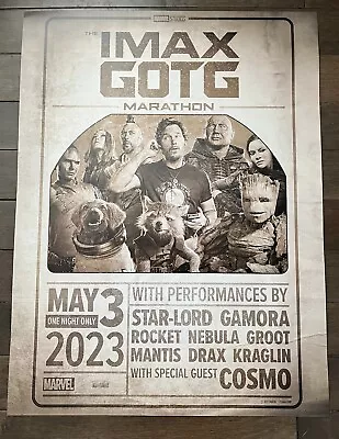 Marvel Studios Guardians Of The Galaxy Marathon Promo 18x24 IMAX Movie Poster • $12.95