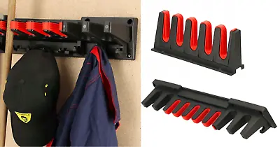 Garage Garden Tool Holder Hanger Storage Rack Shed Wall Mounted Organiser Hooks • £6.99