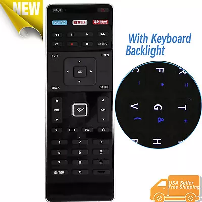 New XRT500 Remote For Vizio Smart TV M75-C1 M322I-B1 M652IB2 P602UI-B3 P702UI-B3 • $8.98