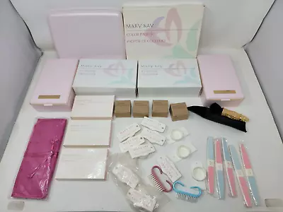 MARY KAY Organizer Lot Compacts Color Pallette Lipstick Trays Nail Files & More • $49.99