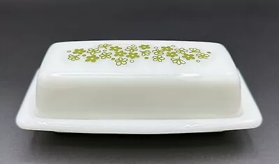 Vintage Pyrex Spring Blossom Crazy Daisy Butter Dish **read • $15