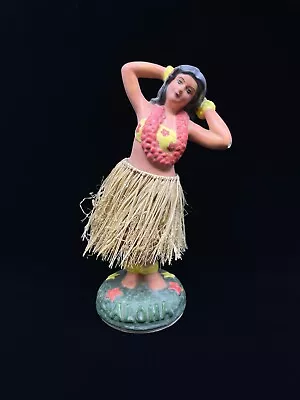 Vintage KC Co Ltc Early Hula Girl Nodder  Grass Skirt Excellent Condition • $29.95