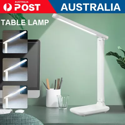 Eye Care LED Desk Table Desktop Lamps Dimmable Reading  Rechargeable Lighting  • $12.69