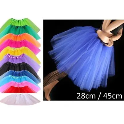 £6.49 • Buy Quality Ladies Girls Kids TUTU Skirt Fancy Skirt Dress Up Party 3 Layers Dancing