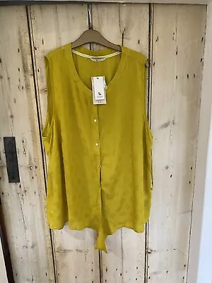 Mustard Yellow Sleeveless Top • £6