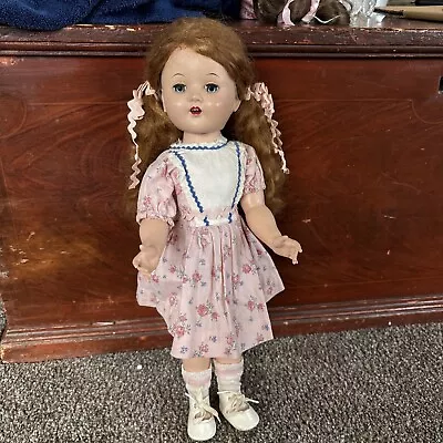 Vintage Unknown 18  Hard Plastic Saucy Walker Look Alike Doll Head Turns • $24.50