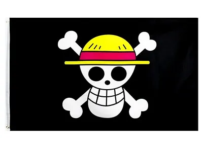 One Piece Luffy Pirate Ship Flag Monkey D. Sunny Straw Hat • $13