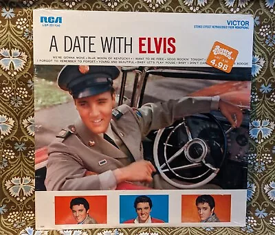 ELVIS Presley A Date With Elvis LP RCA LSP-2011(e) Sealed Reissue 70s New !  • $33.99